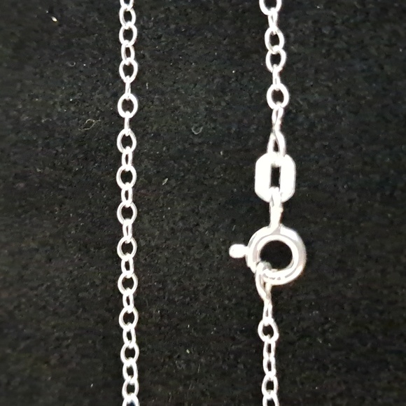 Sterling Silver 16 Inch Cable Chain - Picture 3 of 5
